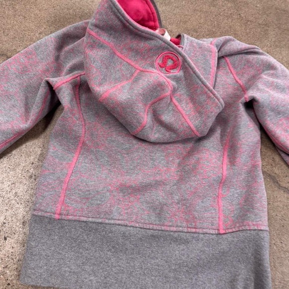 Lululemon Grey/Pink Design Y2K Scuba Hoodie - Picture 3 of 4